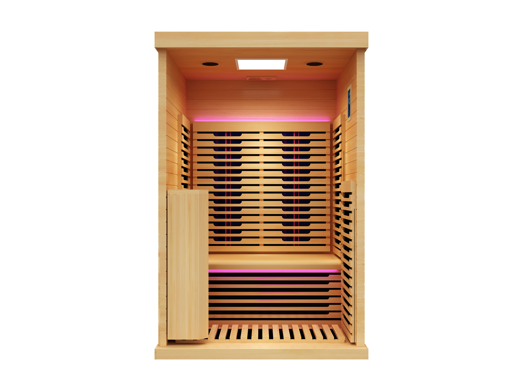 Peak Saunas Everest 2-Person Full Spectrum Infrared Sauna with XL Medical-Grade Red Light Therapy & Smart WiFi App Control