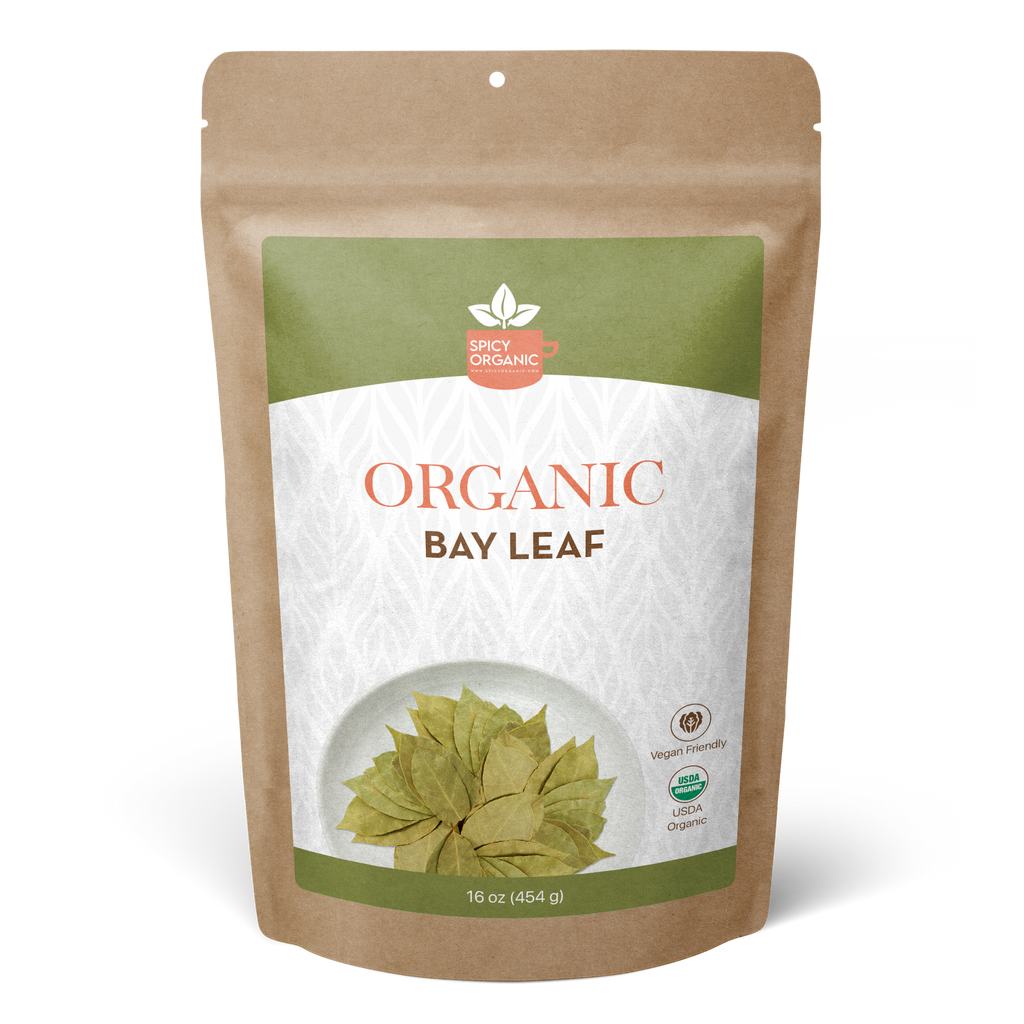 Premium Organic Bay Leaves - Hand-Picked, Sun-Dried, Non-GMO, and USDA Certified- Perfect for Cooking and Infusing Flavor