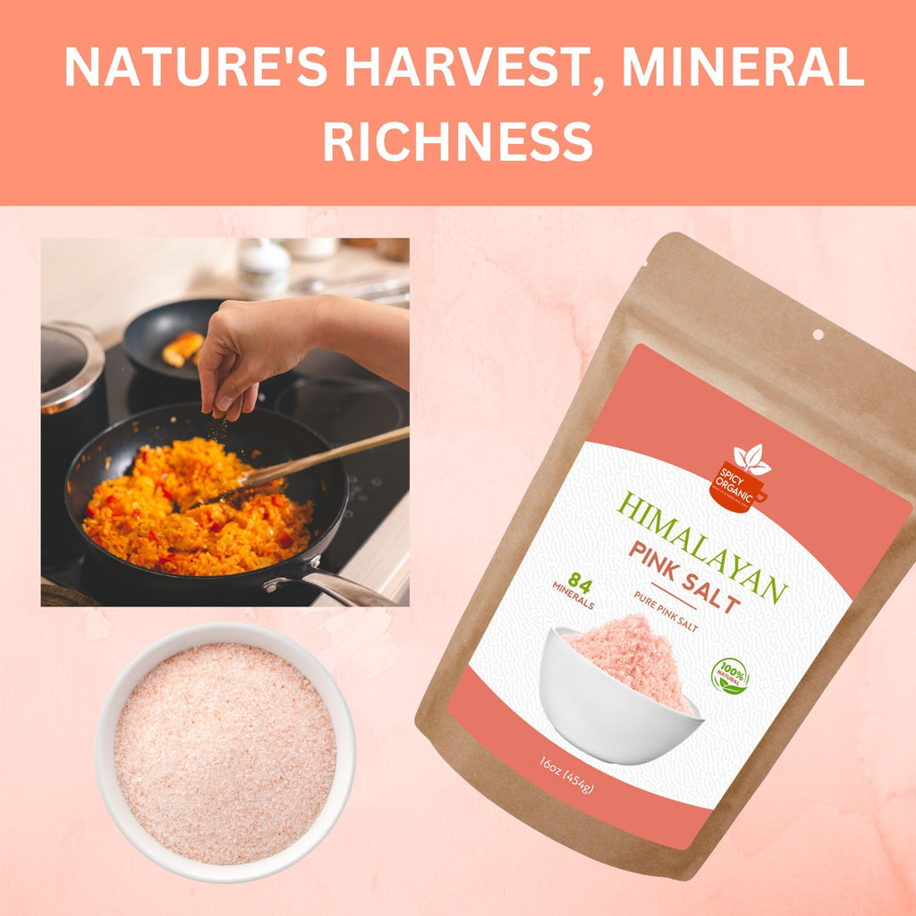 Fine Ground Himalayan Pink Salt - Pure and Natural Pink Himalayan Salt for Cooking, Baking, and Seasoning