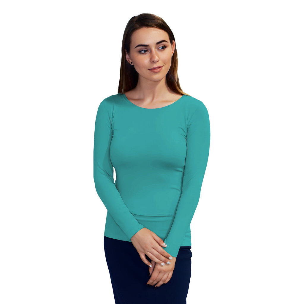 Essential Round-Neck Layering Top - Long Sleeve