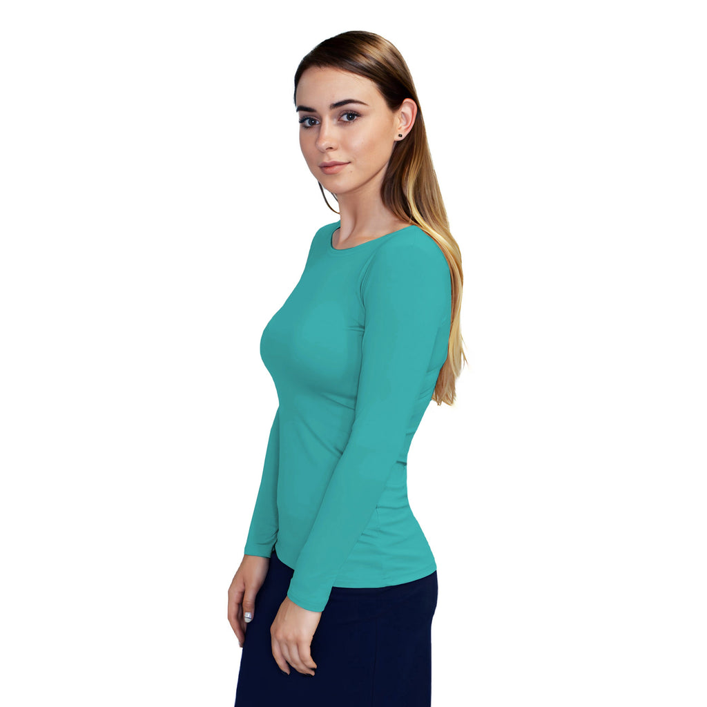 Essential Round-Neck Layering Top - Long Sleeve