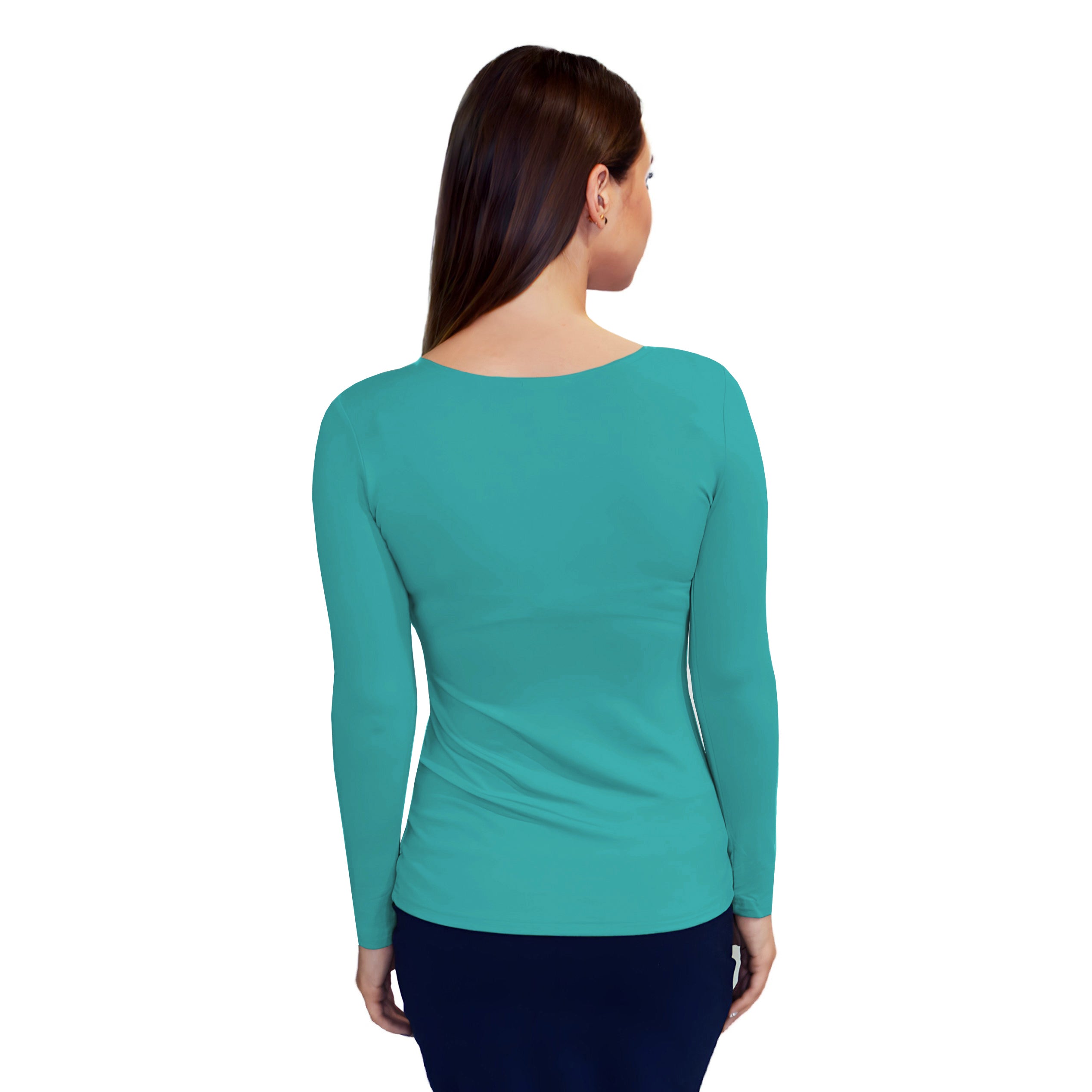 Essential Round-Neck Layering Top - Long Sleeve