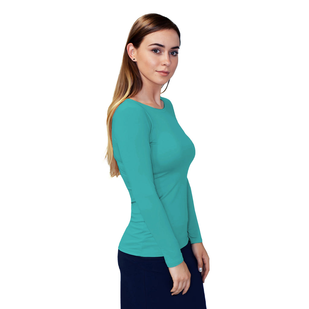 Essential Round-Neck Layering Top - Long Sleeve