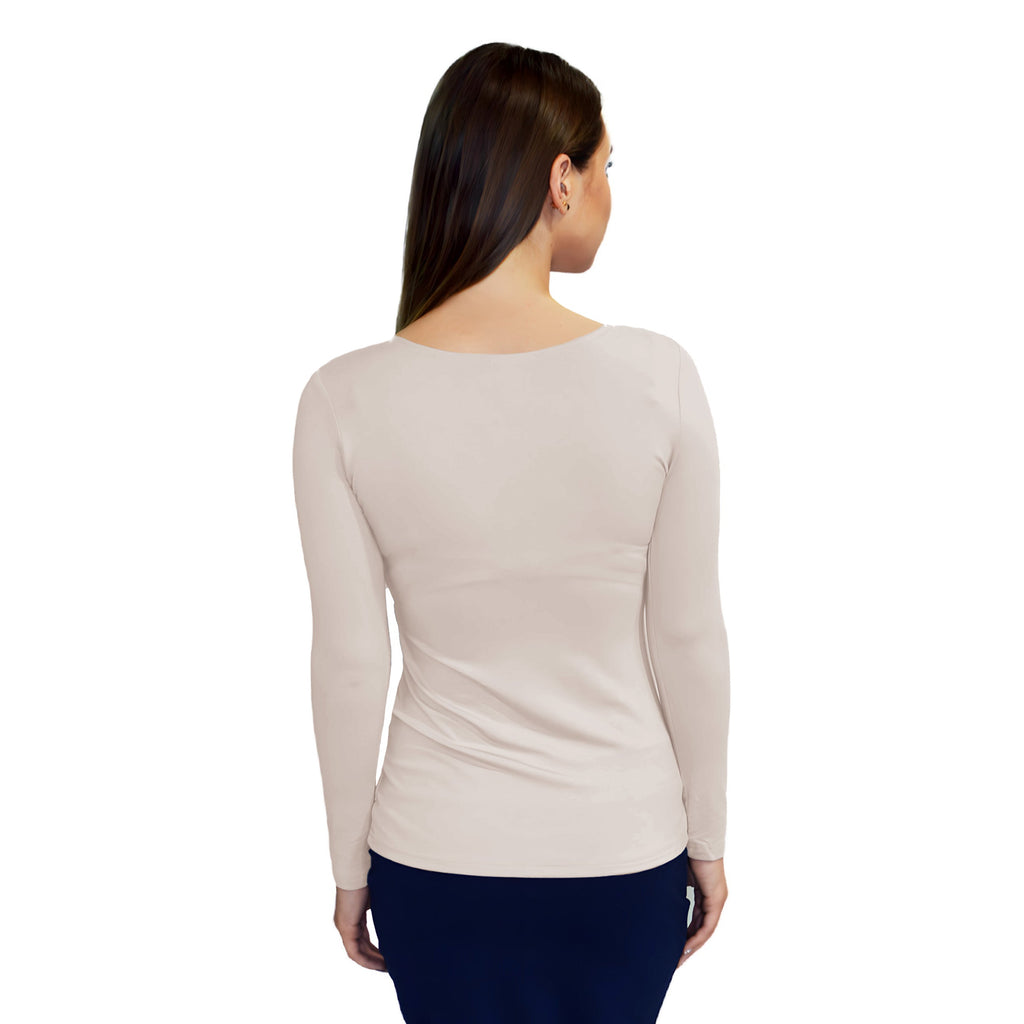 Essential Round-Neck Layering Top - Long Sleeve
