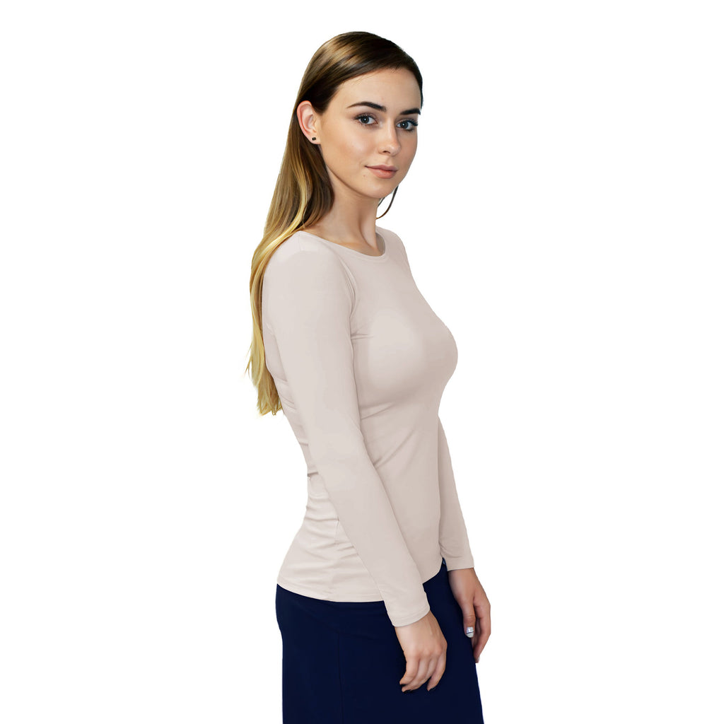 Essential Round-Neck Layering Top - Long Sleeve