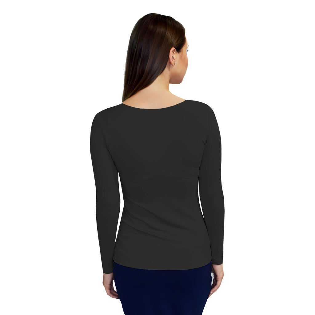 Essential Round-Neck Layering Top - Long Sleeve