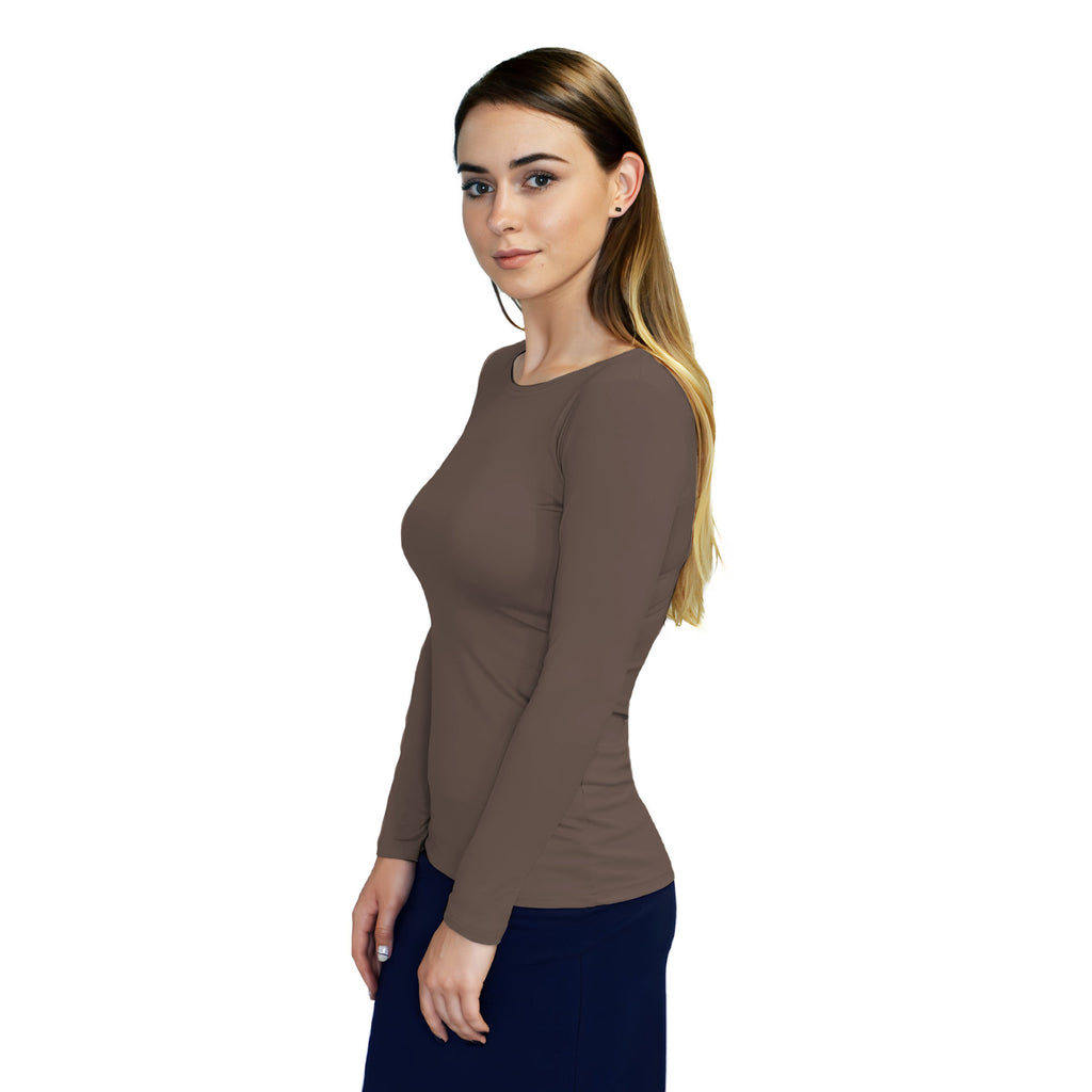 Essential Round-Neck Layering Top - Long Sleeve