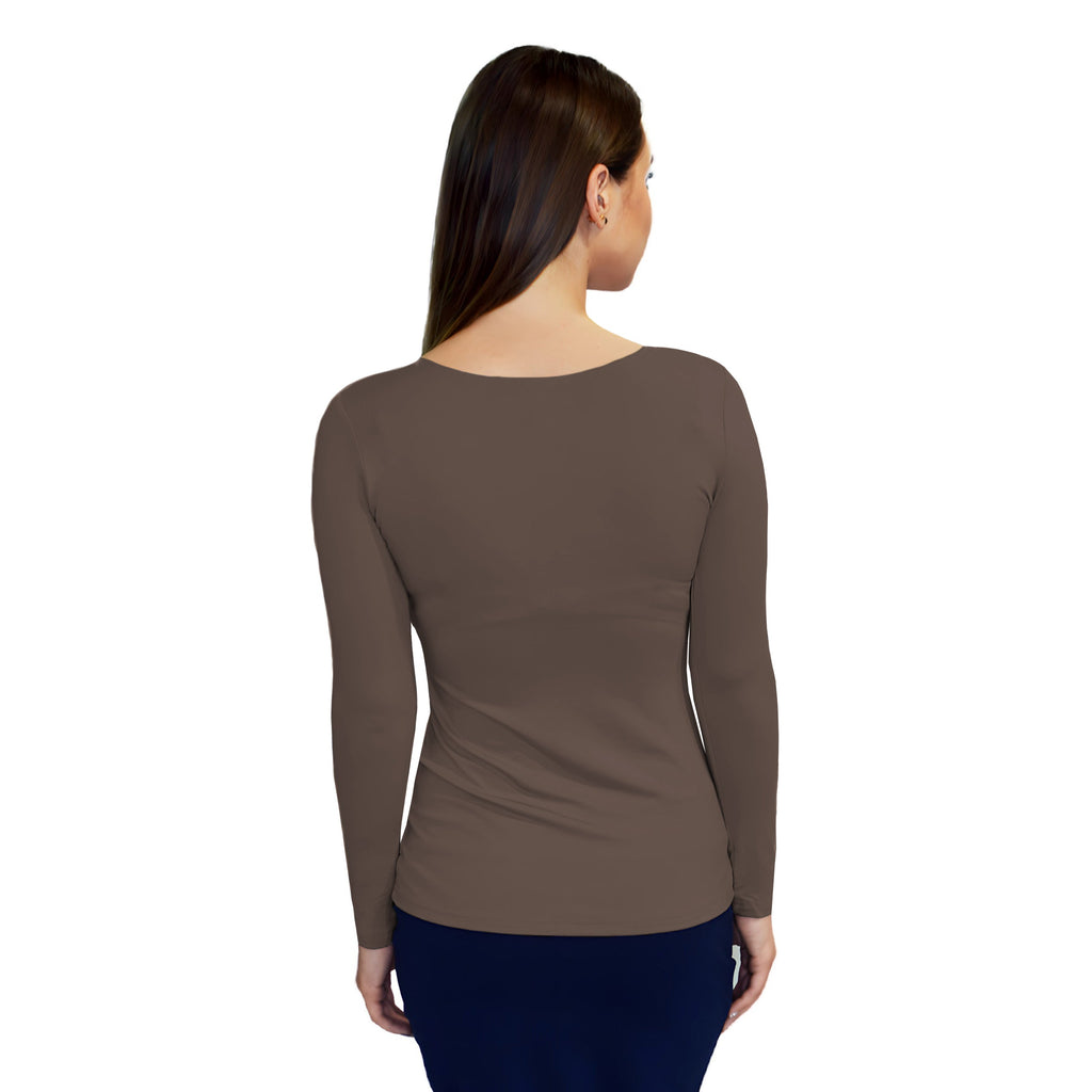 Essential Round-Neck Layering Top - Long Sleeve