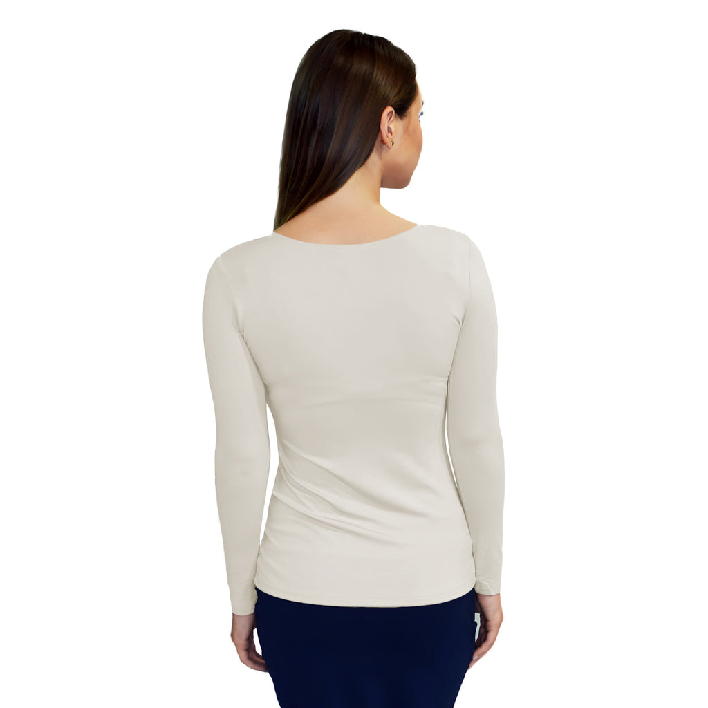 Essential Round-Neck Layering Top - Long Sleeve