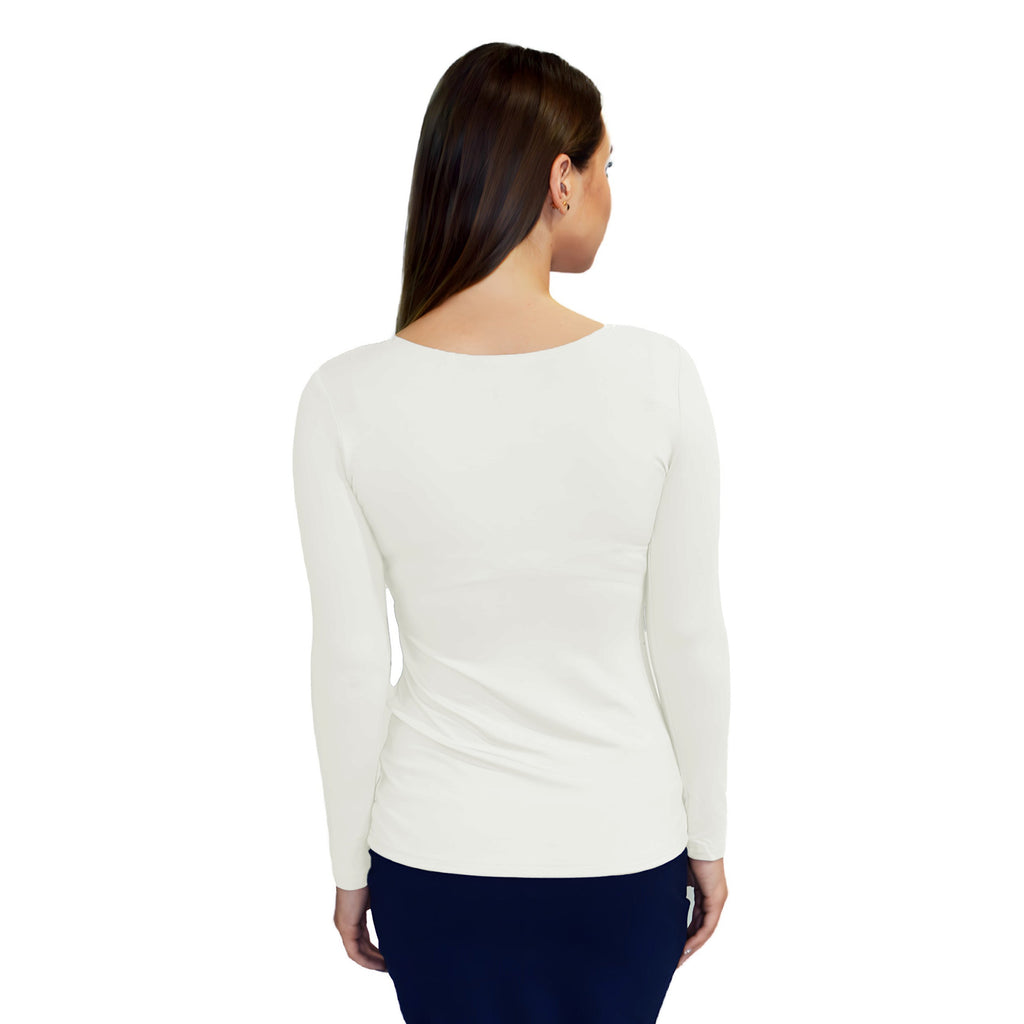 Essential Round-Neck Layering Top - Long Sleeve