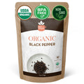 Organic Black Peppercorns — USDA Certified, Non-GMO | Grinding, Marinades & Spice Blends