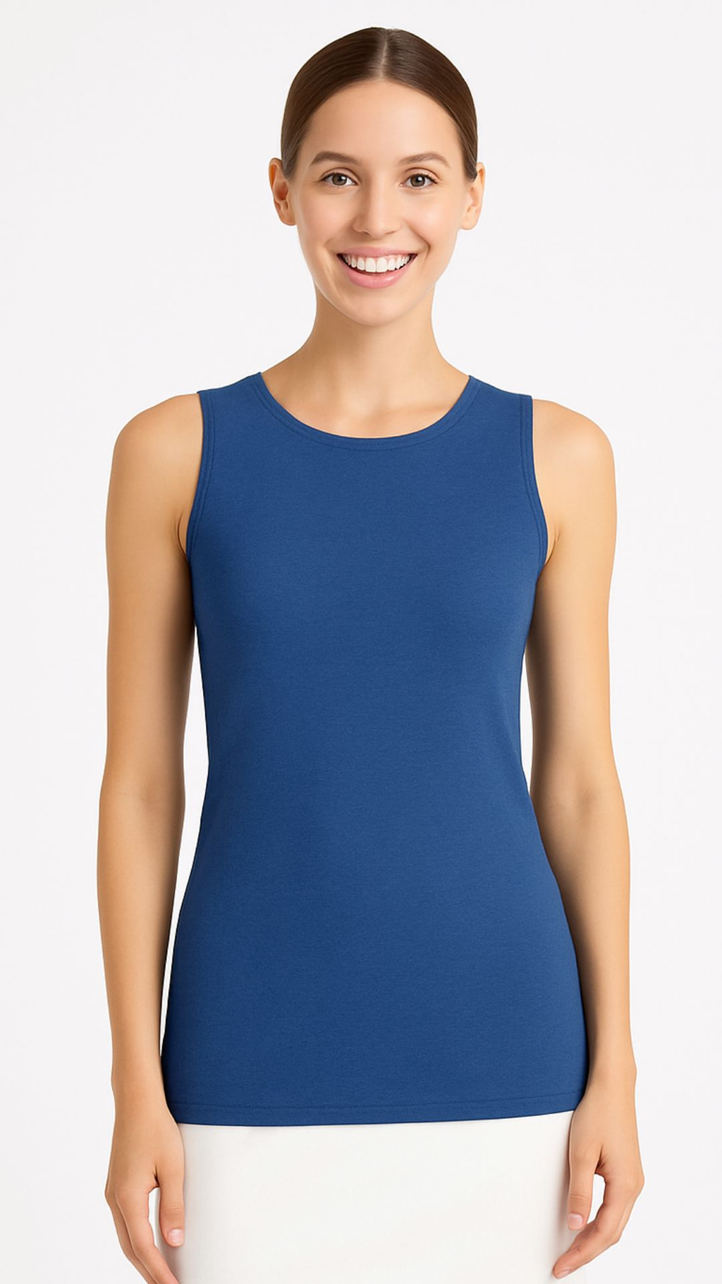 Premium Sleeveless Layering Tank Top with Full Shoulder Coverage