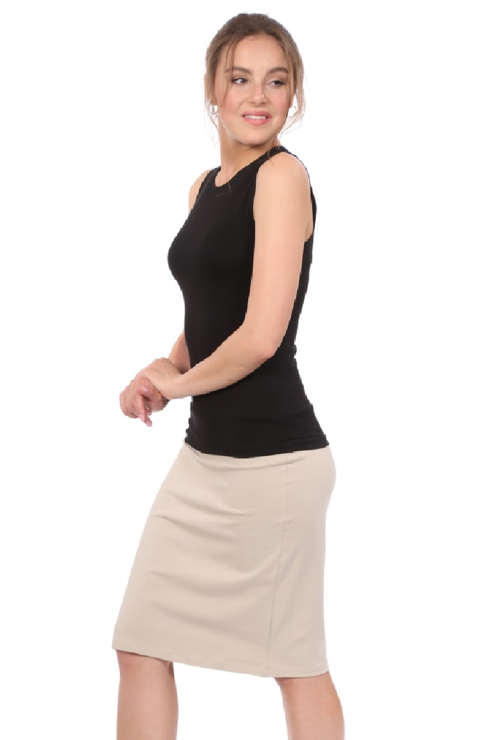 Premium Sleeveless Layering Tank Top with Full Shoulder Coverage