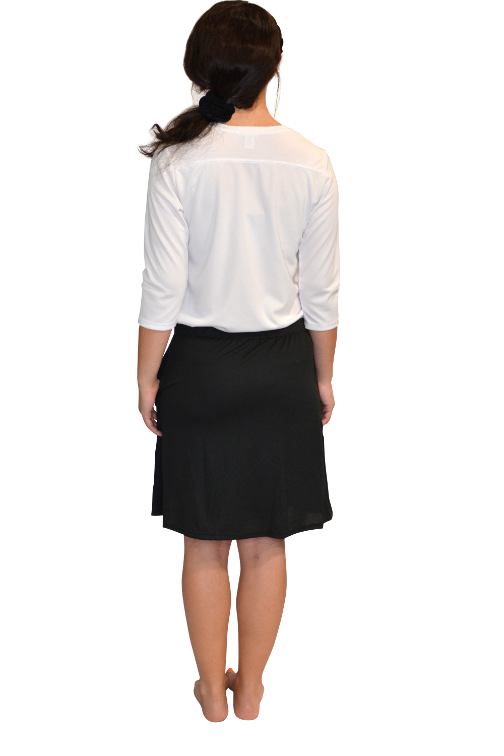 Modest Athletic Moisture-Wicking Performance Top with 3/4 Sleeves