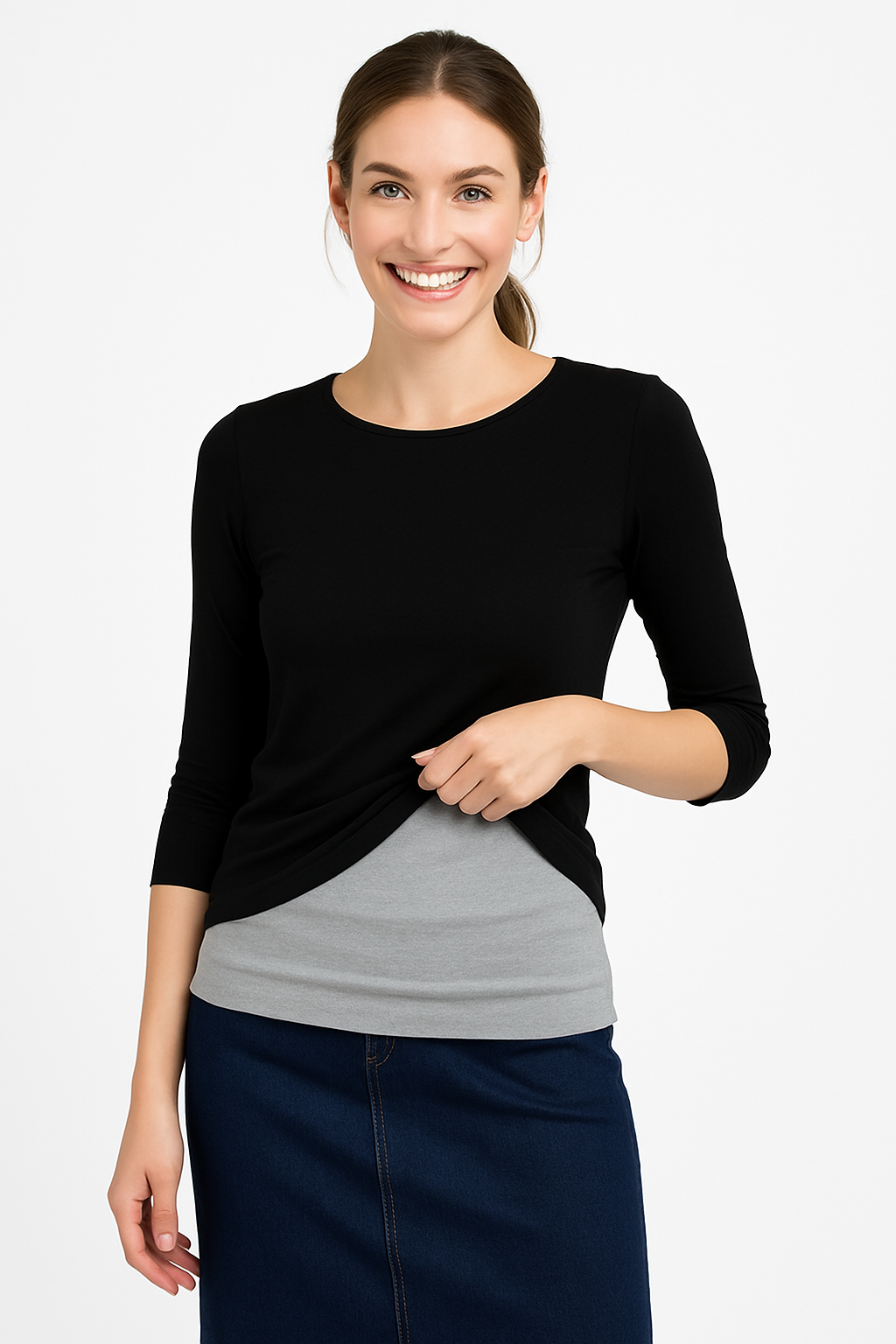 Hippies Waist Coverage Band - Seamless Layering Solution for Style & Comfort