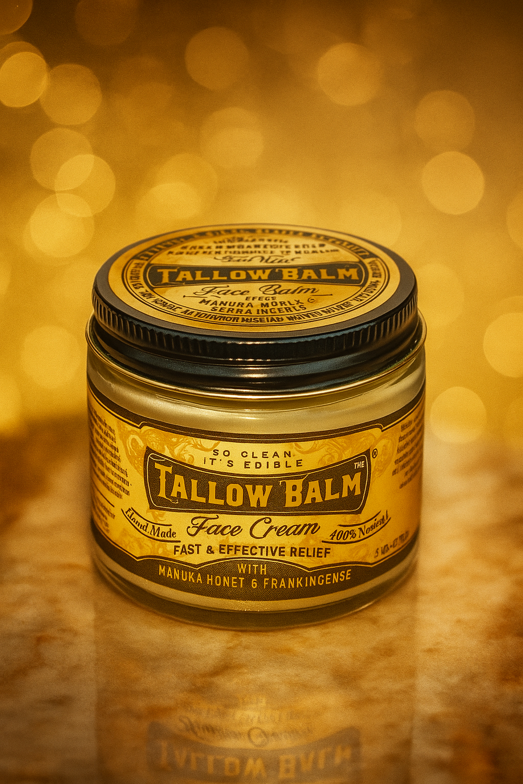 Tallow Face Cream with Manuka Honey