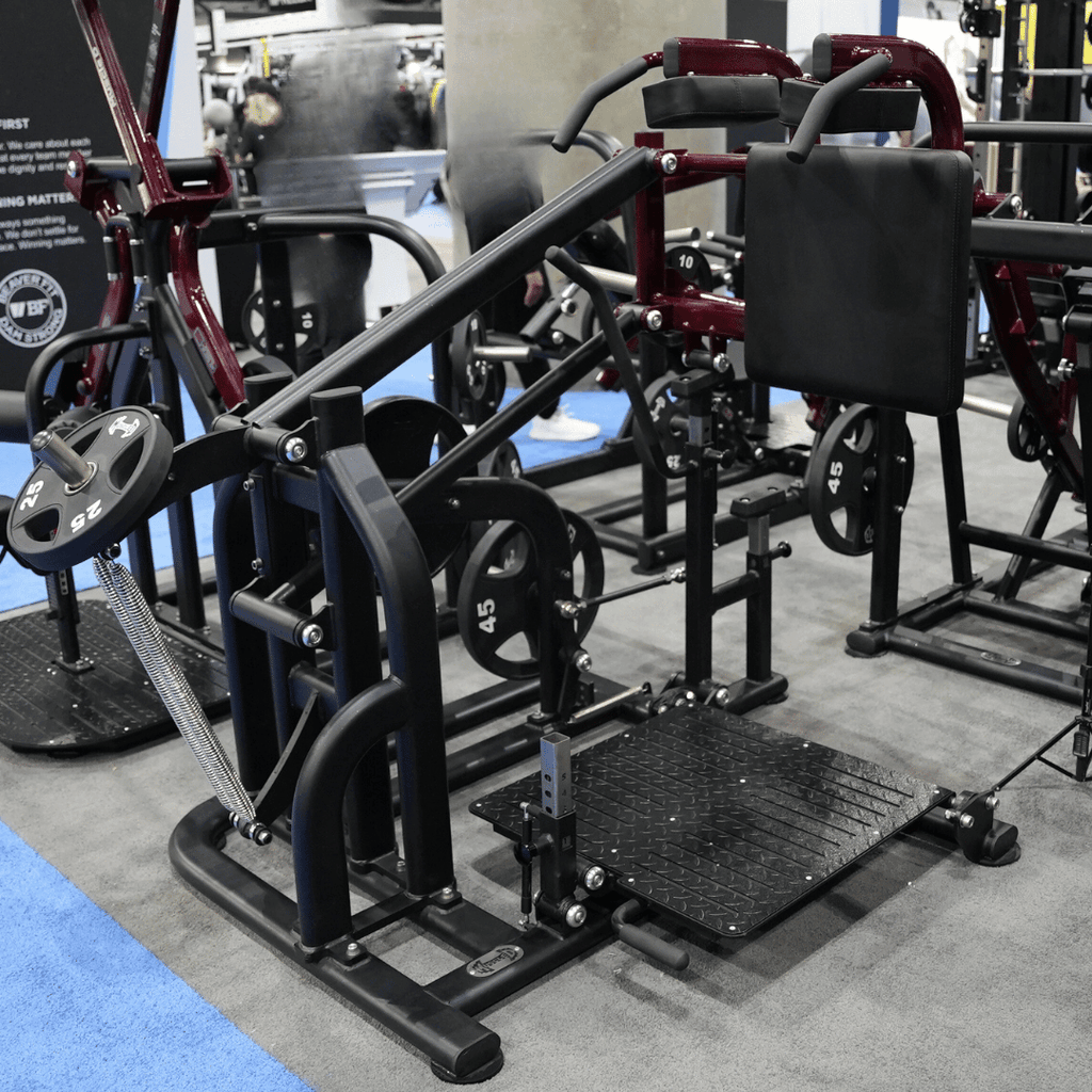 Pro Strength Drop Squat - Muscle D Fitness - Adjustable Plate Loaded Squat Machine
