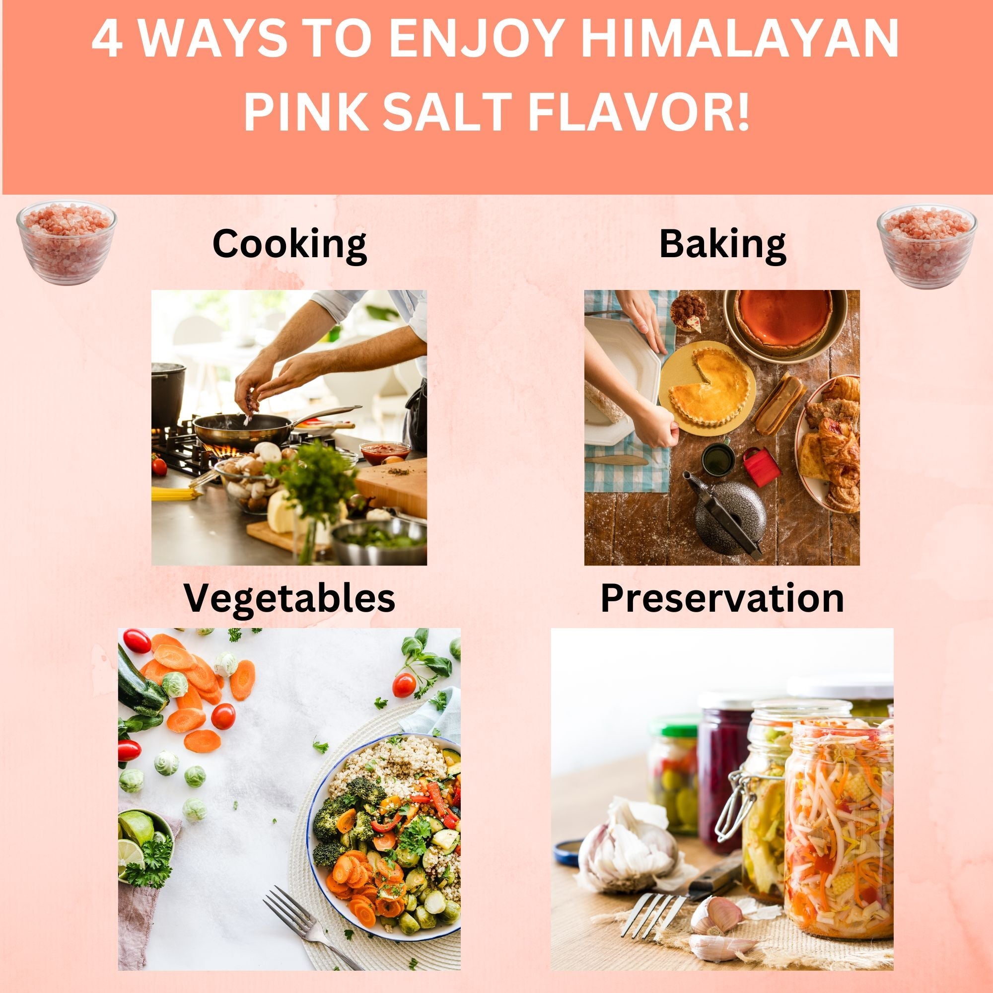 Fine Ground Himalayan Pink Salt - Pure and Natural Pink Himalayan Salt for Cooking, Baking, and Seasoning