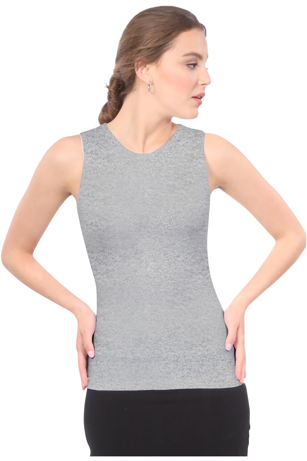 Premium Sleeveless Layering Tank Top with Full Shoulder Coverage