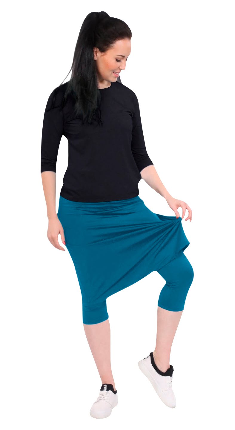 Swim and Sport Skirt with Attached Leggings - Mid-Weight Fabric