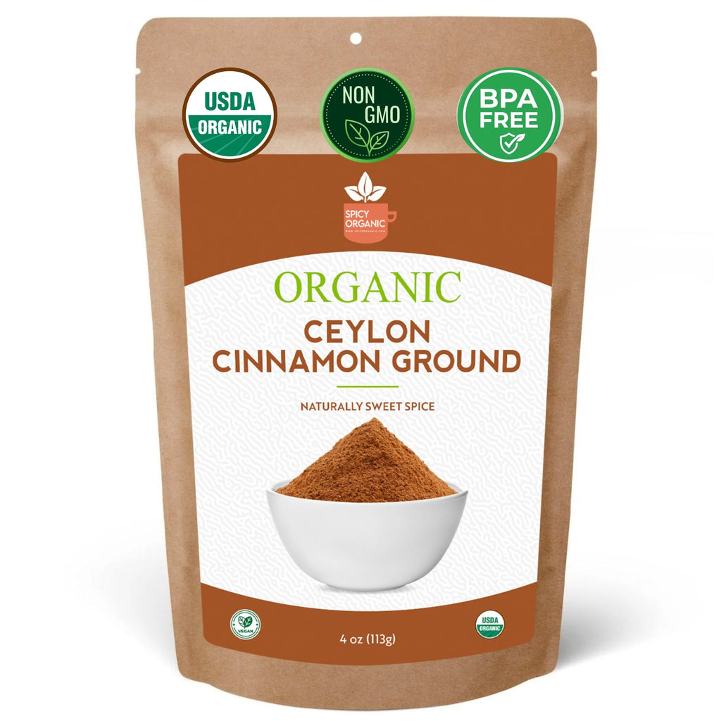 Organic Ceylon Cinnamon Powder — True Cinnamon from Sri Lanka | USDA Certified  Organic