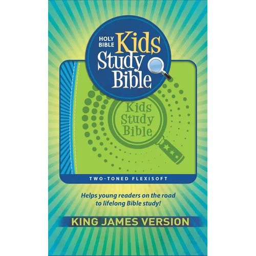 KJV Kids Study Bible (Flexisoft, Green/Blue, Red Letter)