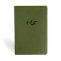 NASB Giant Print Reference Bible, Olive Leathertouch, Indexed