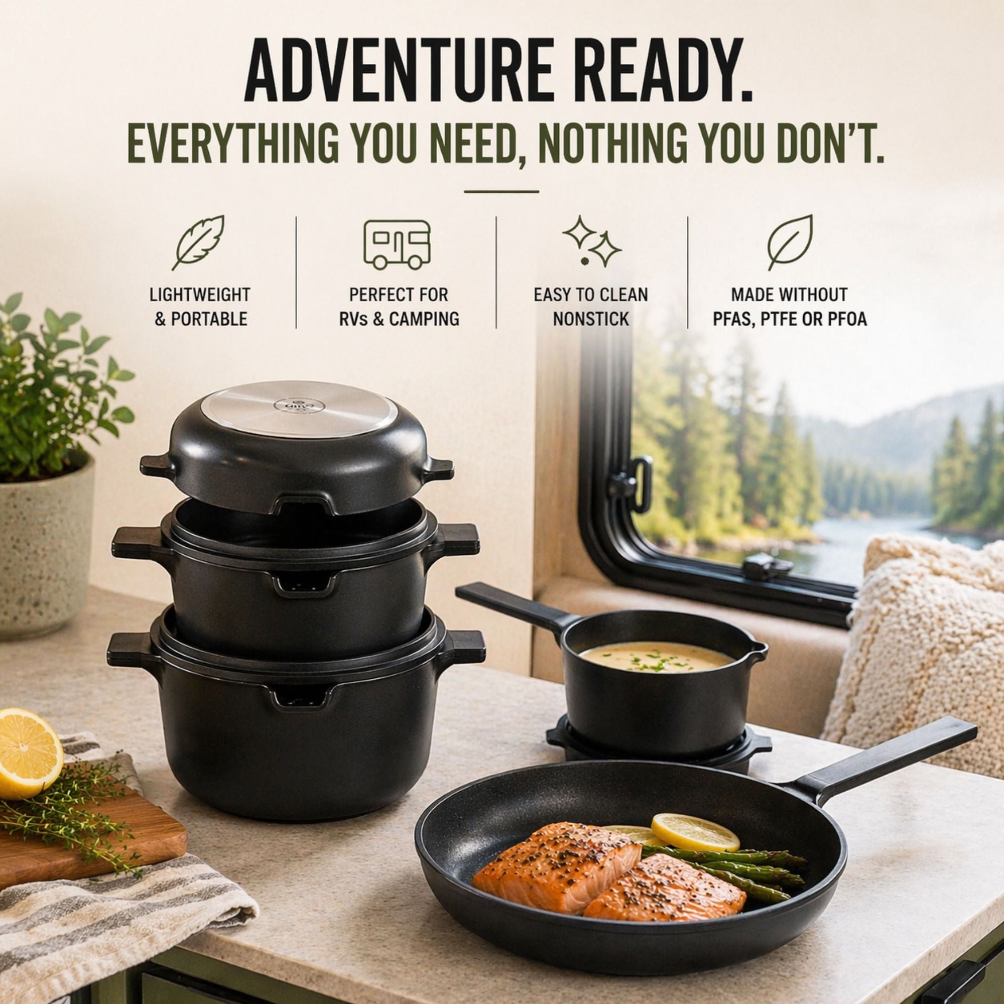 5-Piece Stackable Set