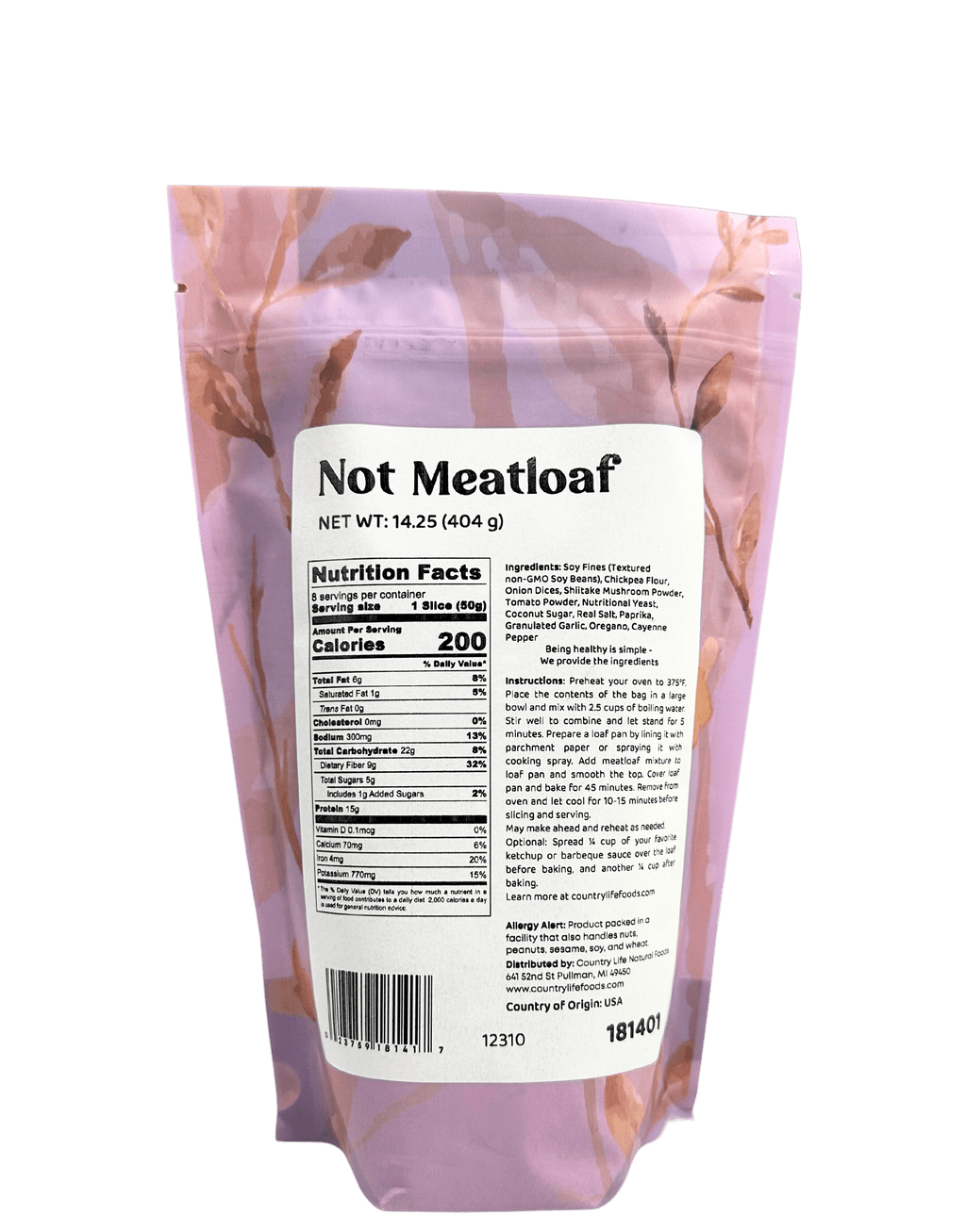 Not Meatloaf