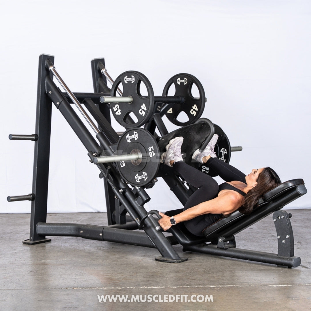 45 Degree Linear Leg Press Machine - Muscle D Fitness - Adjustable Angle Back Pad
