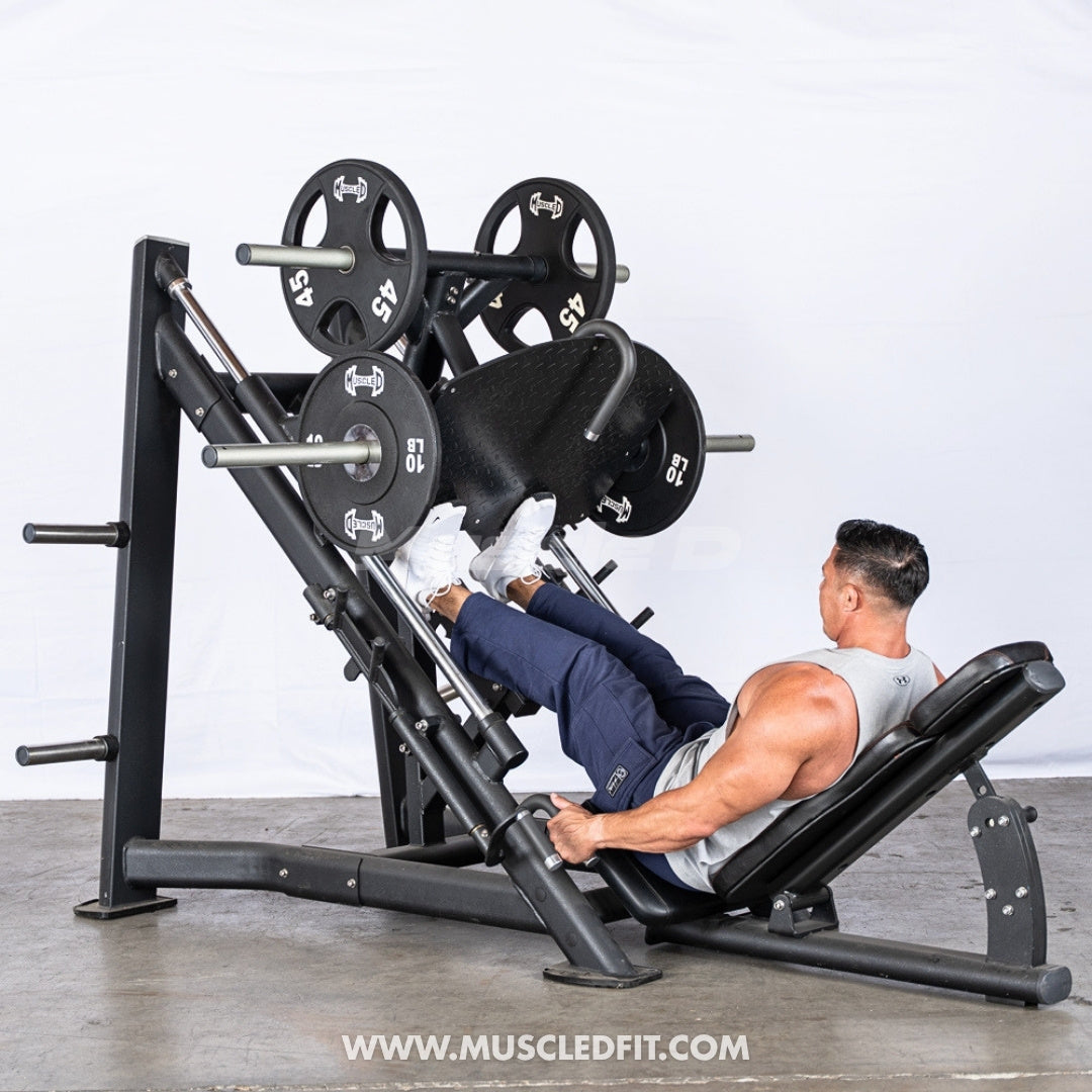 45 Degree Linear Leg Press Machine - Muscle D Fitness - Adjustable Angle Back Pad