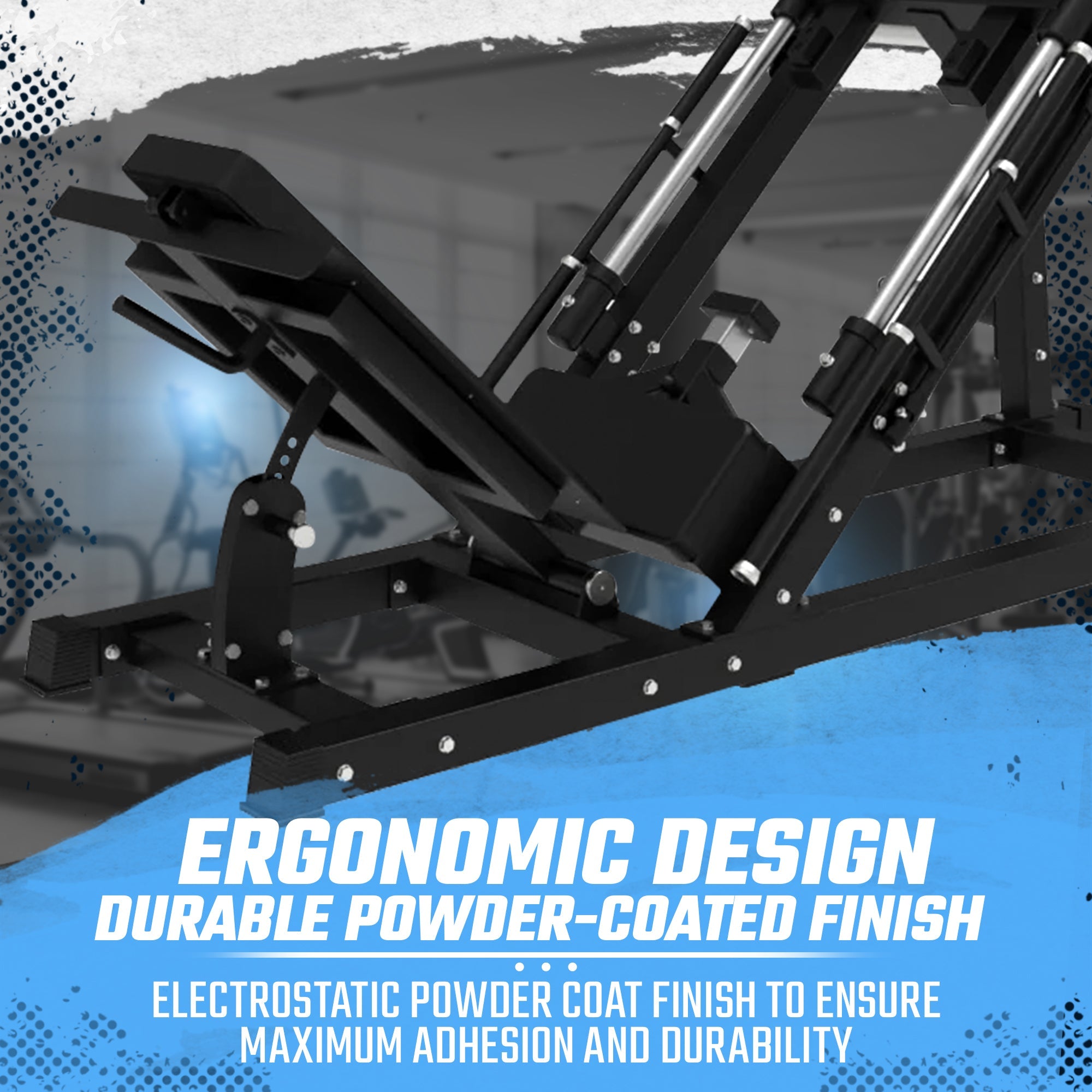 Plate Loaded 45° Leg Press & Hack Squat Machine (New)