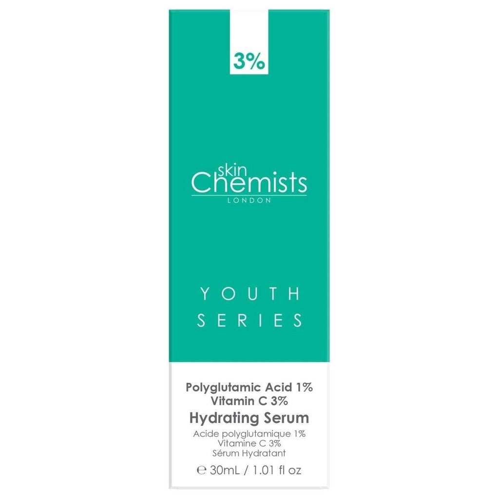 Hydrating Serum Polyglutamic Acid 1%, Vitamin C 3% 30ml