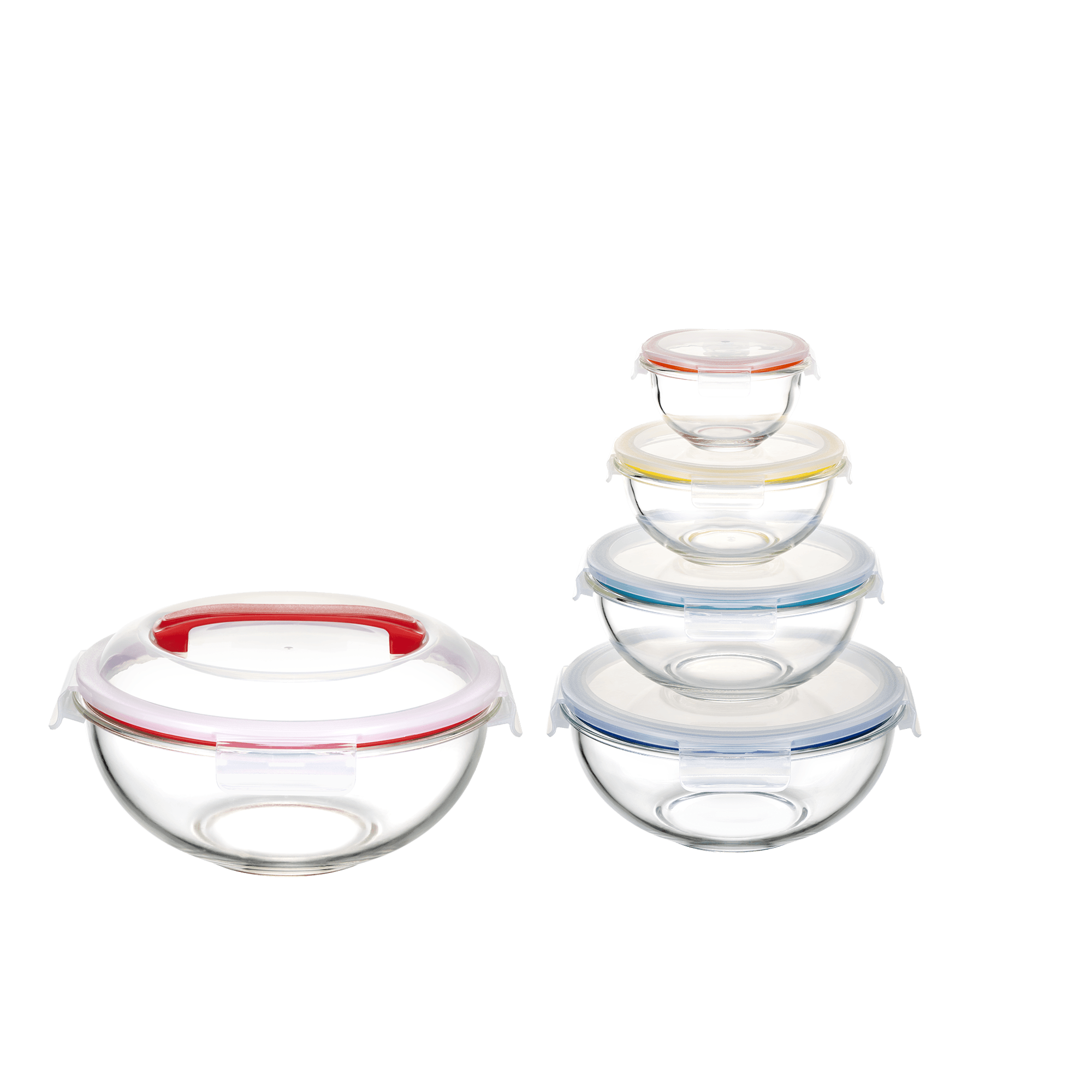Borosilicate Glass Mixing Bowl Set (5 Bowls)