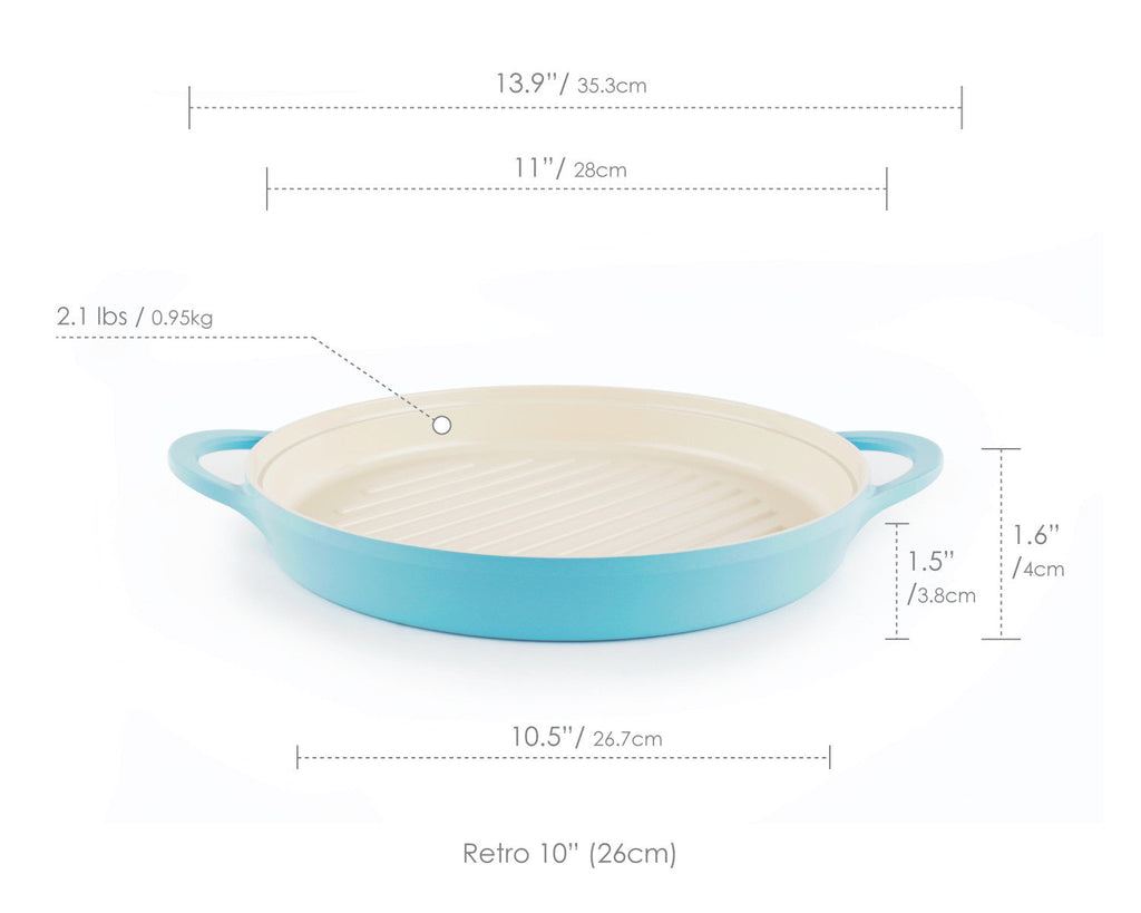Retro 10" Grill Pan