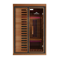 Peak Saunas Fuji 2-Person Full Spectrum Infrared Sauna with XL Medical-Grade Red Light Therapy & Smart WiFi App Control