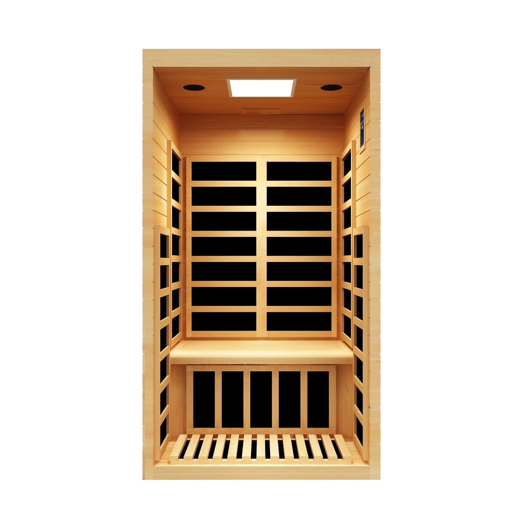 Peak Saunas Olympus Luxury 1-2 Person FAR Infrared Sauna with Smart WiFi App Control