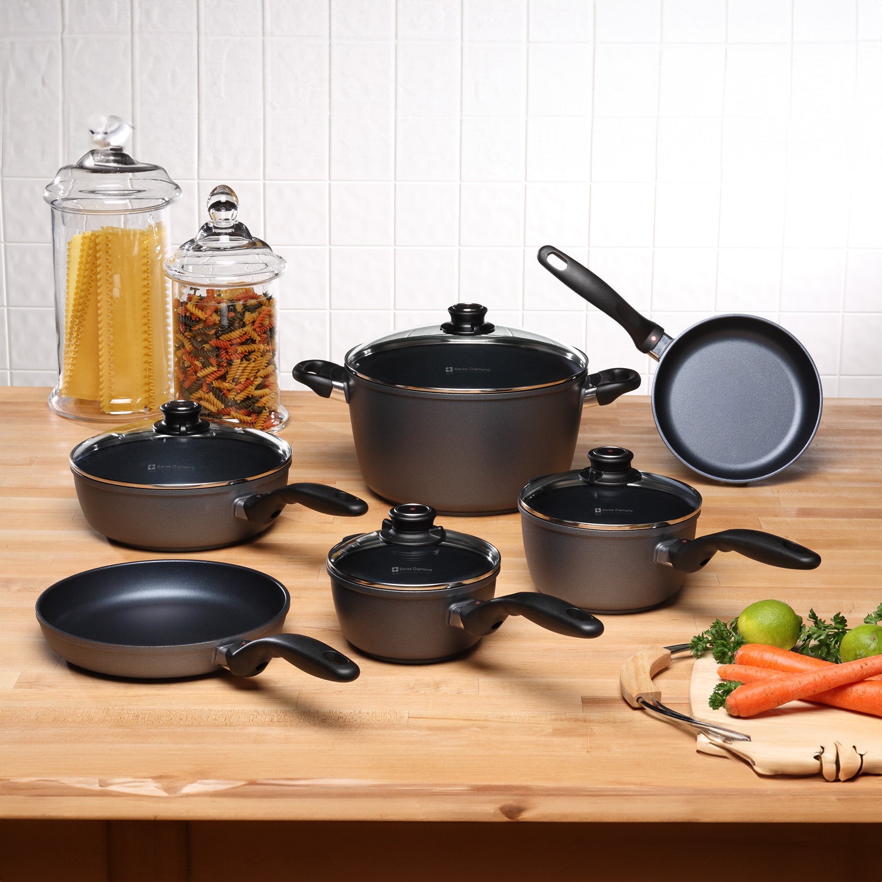 HD Nonstick 10-Piece Set - Ultimate Kitchen Kit | Made in Switzerland