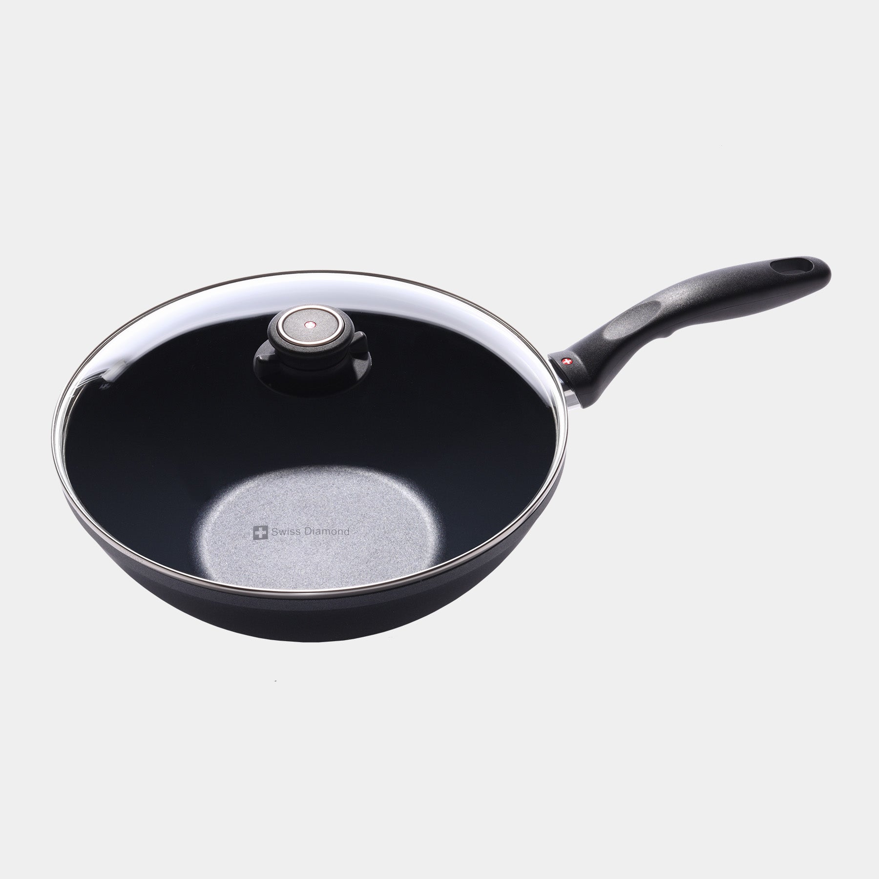 HD Nonstick 11" Wok with Glass Lid | Made in Switzerland