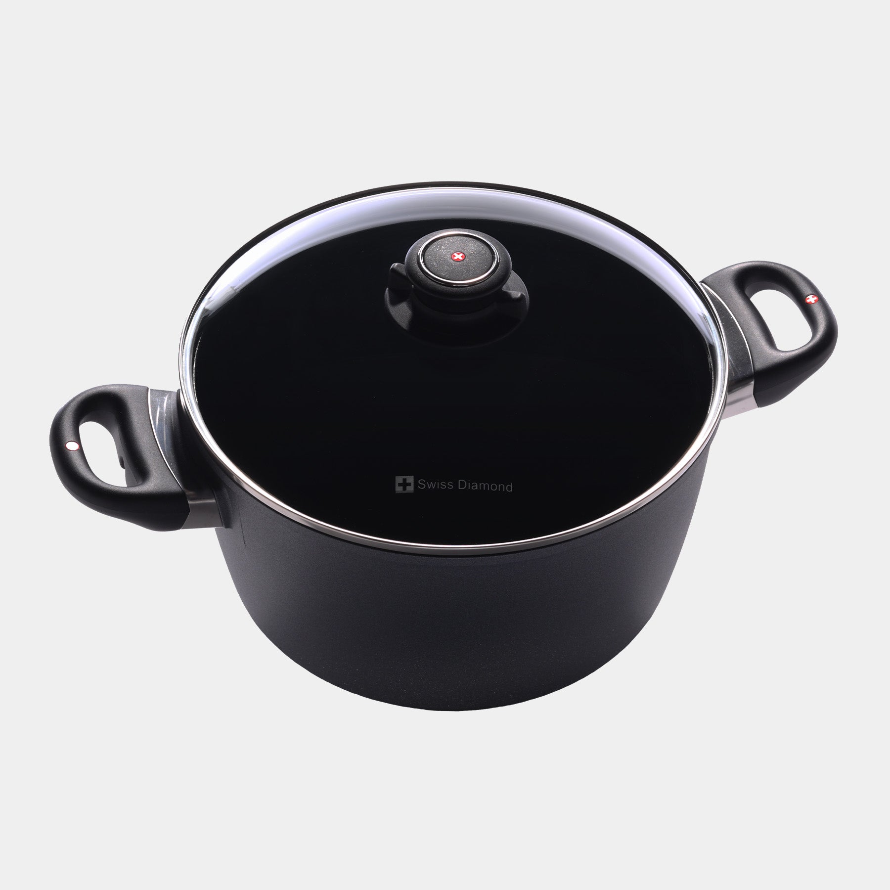 HD Nonstick Stock Pot with Glass Lid | Made in Switzerland