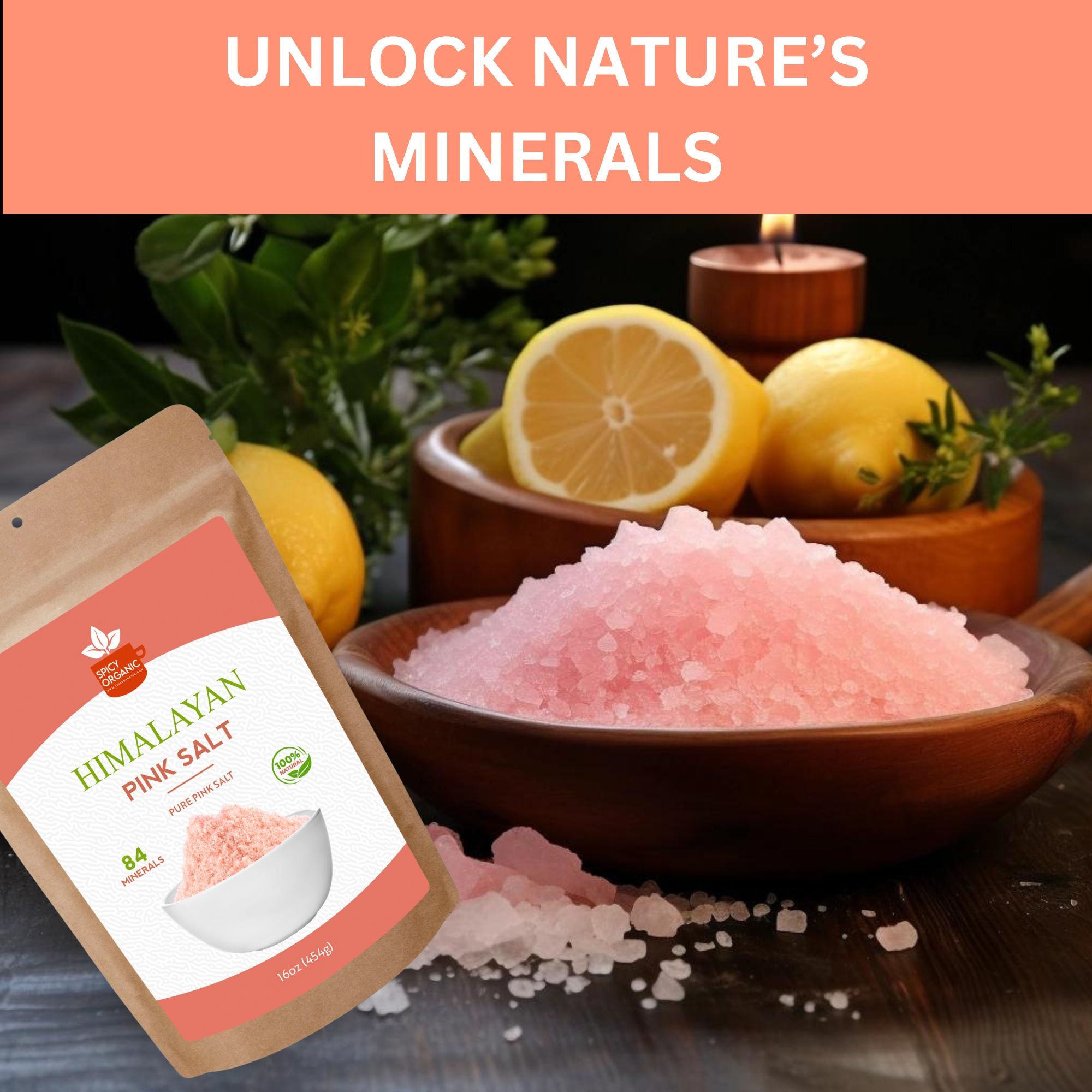 Fine Ground Himalayan Pink Salt - Pure and Natural Pink Himalayan Salt for Cooking, Baking, and Seasoning
