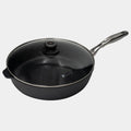 HD Nonstick Saute Pan with Glass Lid - Induction | Made in Switzerland