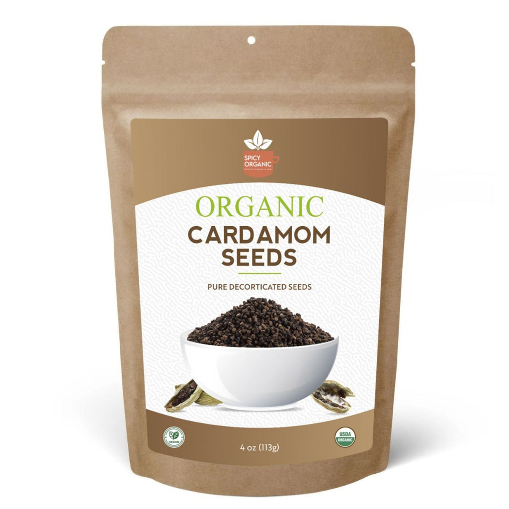 Organic Cardamom Seeds — USDA Certified | Chai, Coffee & Indian Desserts