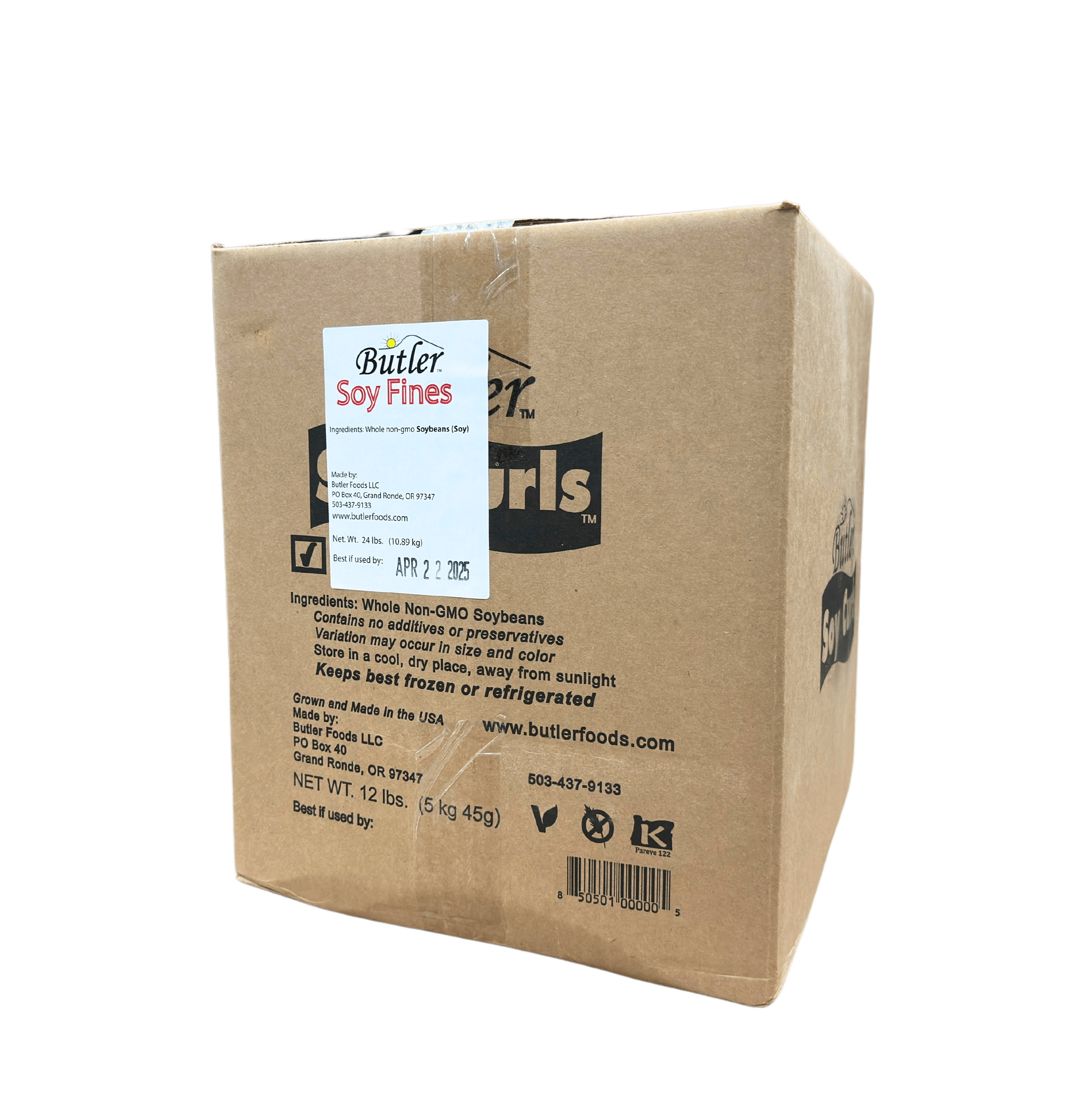 Soy Fines, Non-GMO, Butler