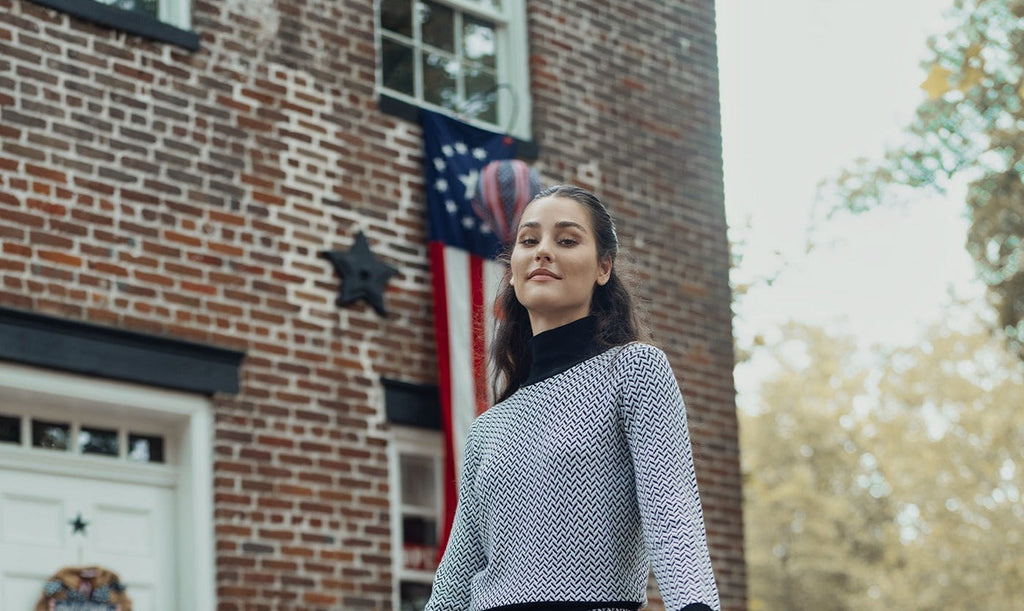 Black and white Sweater