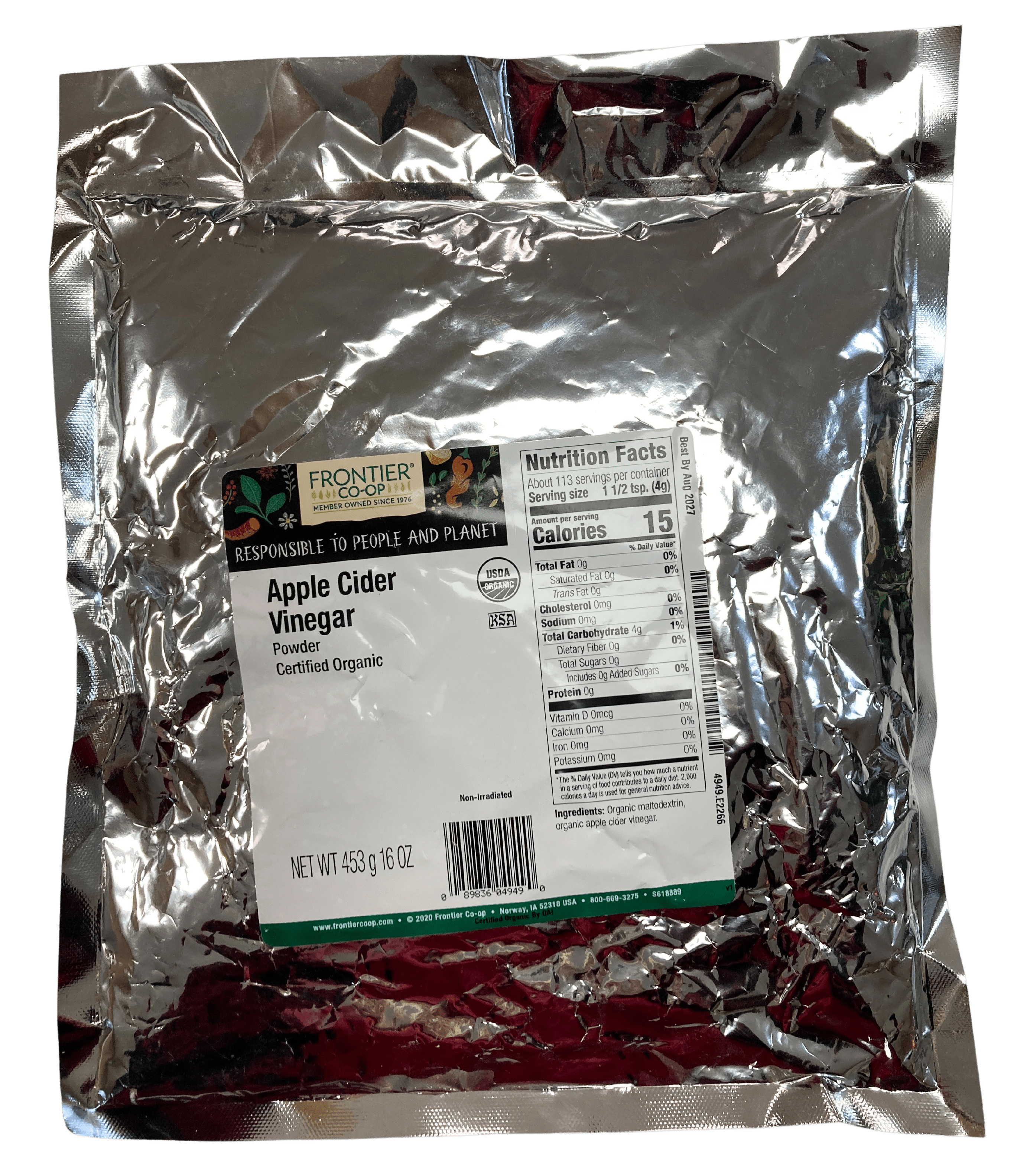 Apple Cider Vinegar Powder, Organic