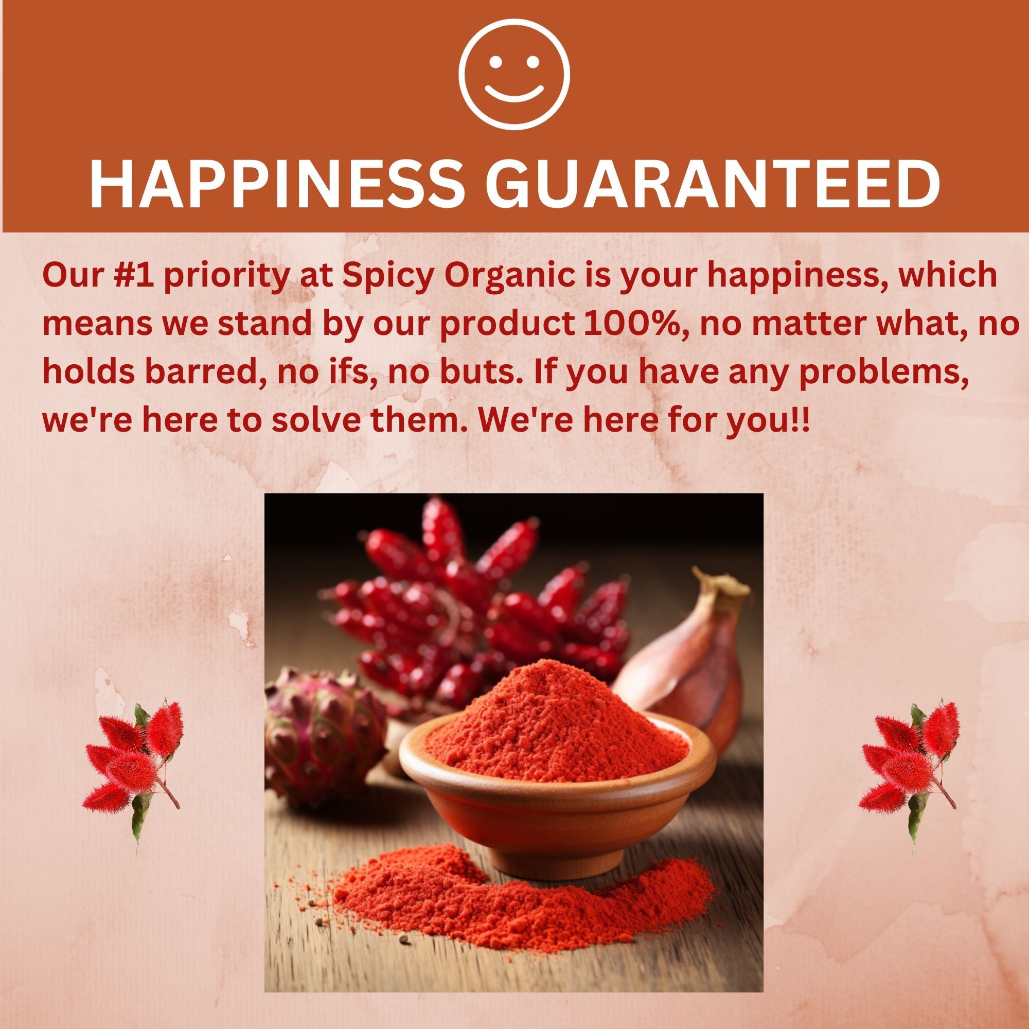 Organic Annatto Powder — USDA Certified | Achiote, Rice Dishes & Latin Cooking