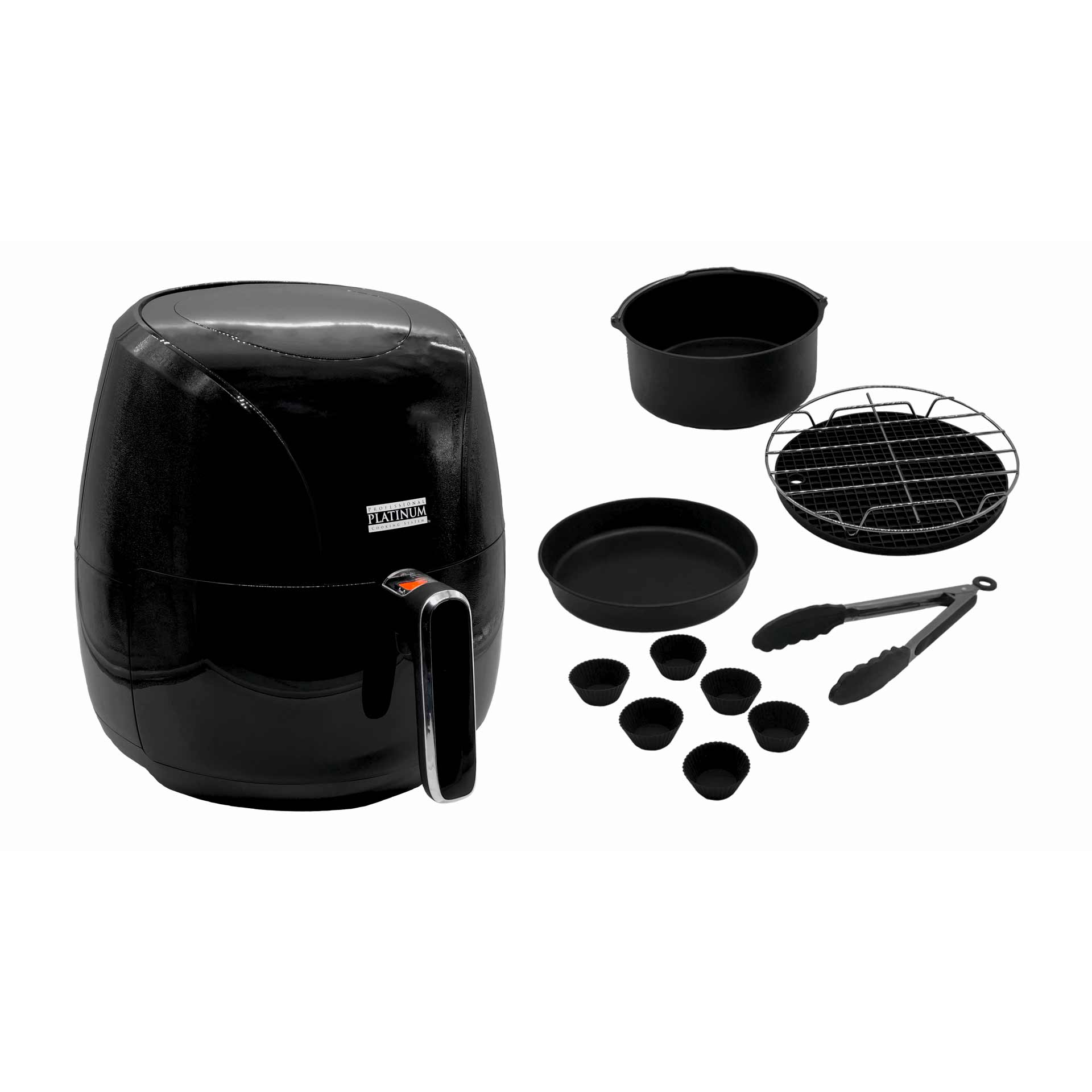 Platinum 6 Quart Large Air Fryer — Healthier Cooking, Family-Sized Convenience