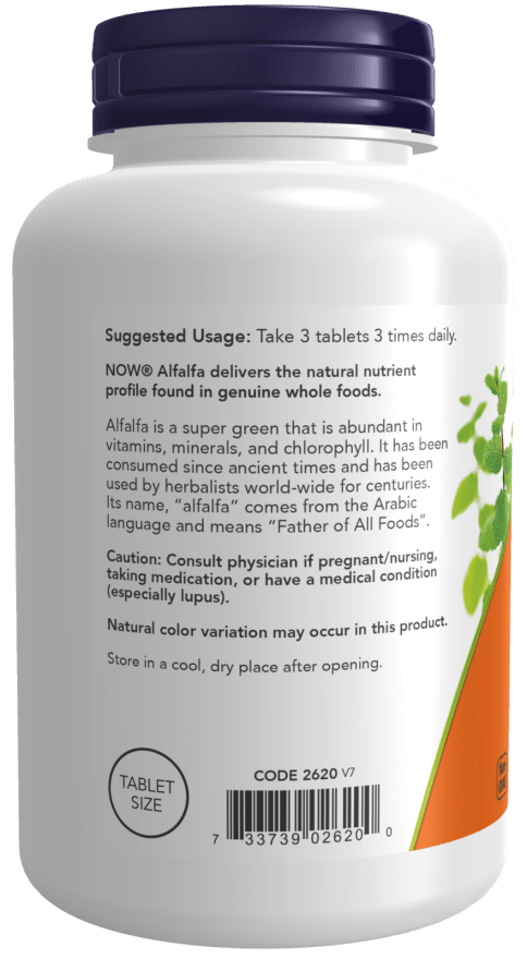 Alfalfa 650mg 250 Count