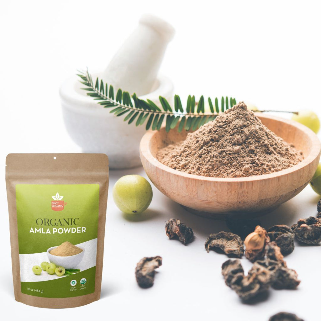 Organic Amla Fruit Powder - Immune Booster, Digestion Support, and Radiant Skin and Hair